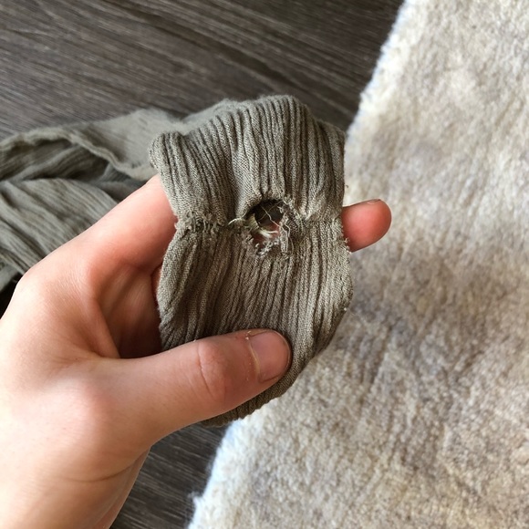 SOLD Khaki dress - Picture 3 of 4